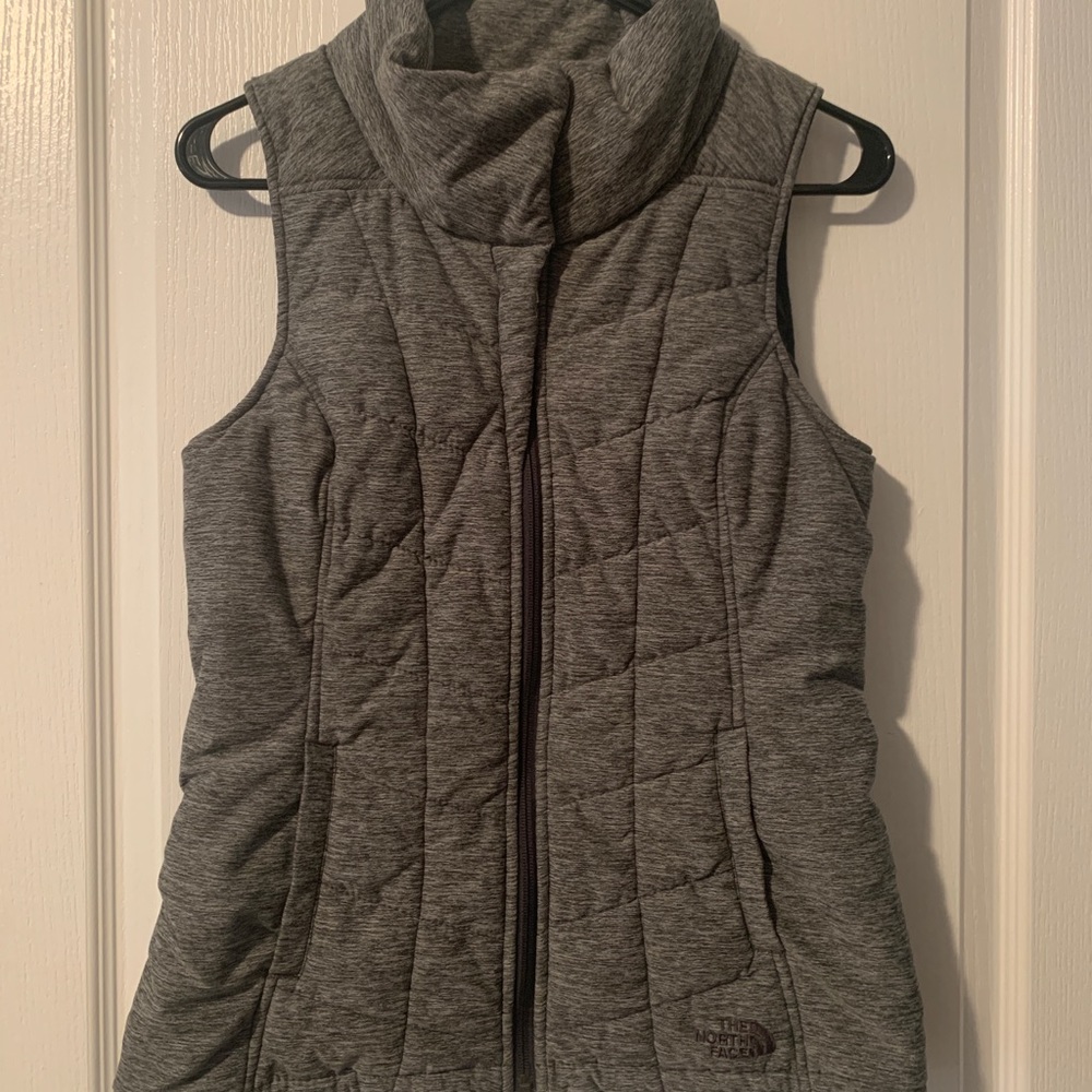The North Face Women's Gray Quilted Vest